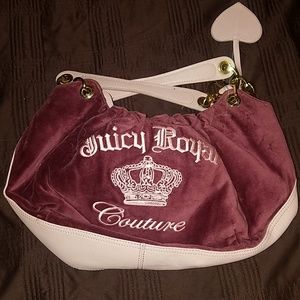 Juicy Couture hobo style bag. Excellent condition